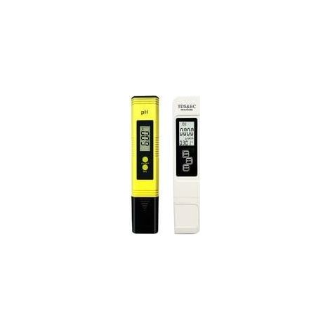 Testeur de pH, testeur de pH de piscine mesure TDS pH EC température qualité de l'eau testeur de pH pour eau potable, piscine, aquarium, boissons, culture hydroponique (1/5)