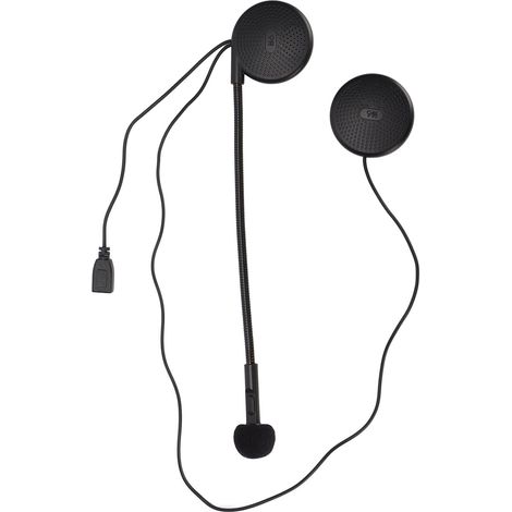 Casque Bluetooth M6 demi-casque de moto ultra-fin sans fil avec clips de fixation