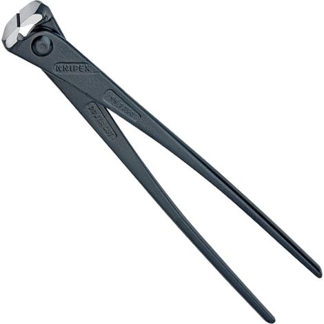 KNIPEX 99 10 250 Tenaglia per ferraioli e cementisti tipo forte a grande forza di taglio atramentata nera 250 mm