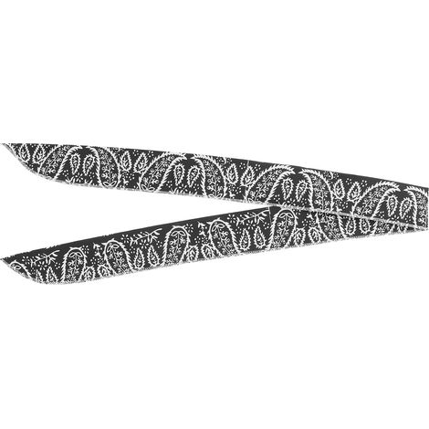 Foulard rafraîchissant polyvalent, écharpe glacée à refroidissement rapide pour activités extérieures (Noir) (1/5)