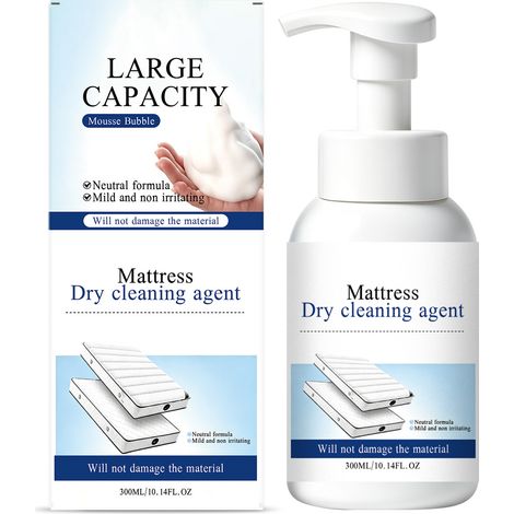 Nettoyant pour matelas, entretien quotidien des matelas et tapis, détachant et éliminateur de graisse, nettoyant ménager multi-usages, 300 ml (1/5)