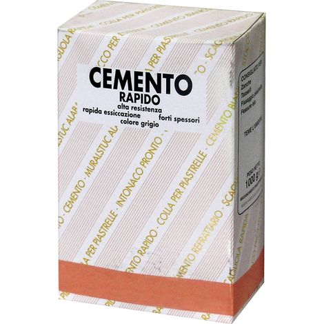 CEMENTO RAPIDO IN POLVERE  kg. 1 12.00 pz