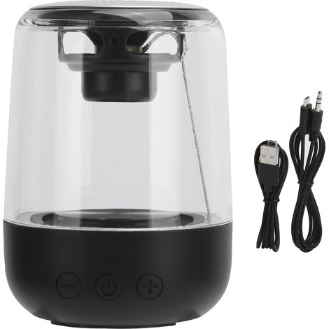 Enceinte Bluetooth 5.2 Portable avec Subwoofer, Lumière LED et Son Stéréo HIFI (1/5)