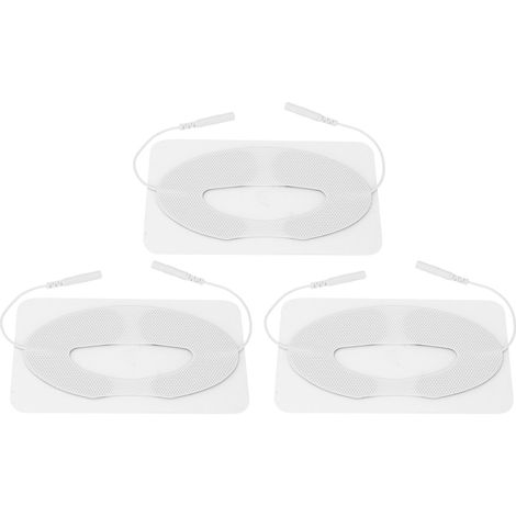 Lot de 3 électrodes labiales de rechange en tissu non tissé pour masseur à impulsions (1/5)