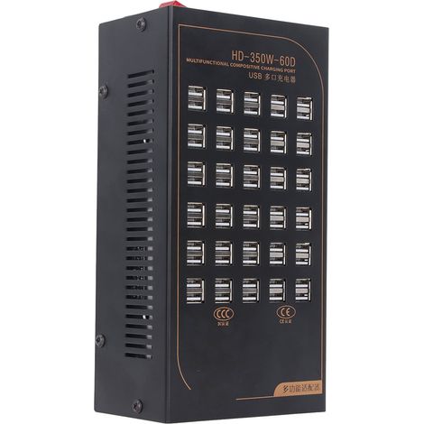 Station de charge USB 60 ports, chargeur 350 W, accessoires multifonctionnels pour outils électriques, 200 V 240 V (1/5)