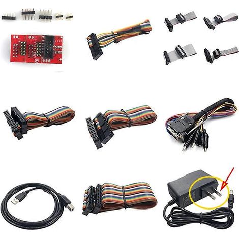 Komplettes Kabelset für KTAG OBD2 V7.020 ECU-Programmiergerät, OBD-Adapter für K-Tag Firmware (ohne Gerät), US-Stecker. (1/5)