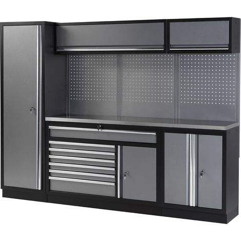 ENSEMBLE MODULAIRE 4 MOD. BASE ACIER INOX