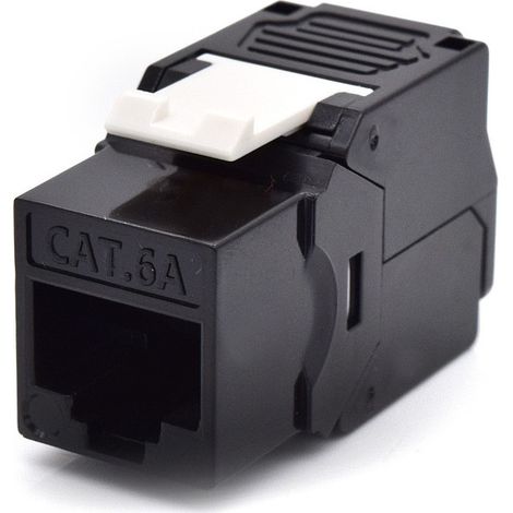 WP WPC-KEY-6AUP-TL/BL Drahtverbinder RJ45 Schwarz, Weiß