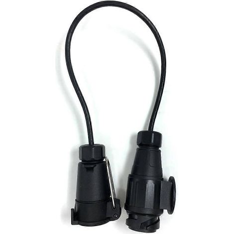 7-poliger auf 13-poliger Stecker für Anhänger- und LKW-Elektrik, 12-V-Steckdosenverbinder