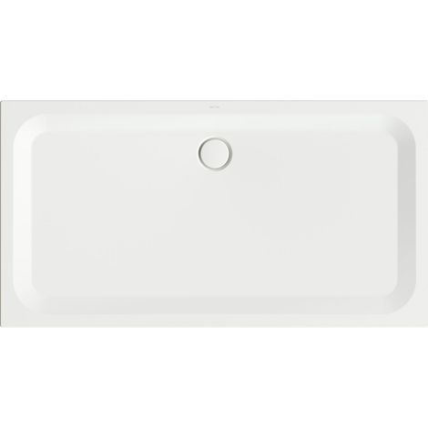 Plato de ducha rectangular BetteUltra con soporte mínimo de