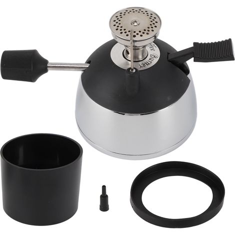Brûleur à gaz pour café, chauffage anti-bascule en acier inoxydable, idéal pour camping et plein air (1/5)