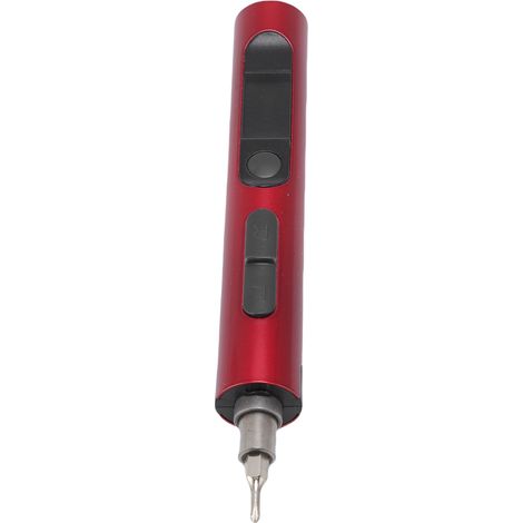 Mini tournevis électrique 32 en 1, kit de tournevis sans fil précis pour la réparation d'appareils électroniques (RC, ordinateur portable, téléphone, etc.), rouge. (1/5)