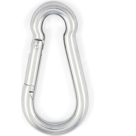 Moschettone pompiere Ø 9 x 90 mm. in acciaio zincato