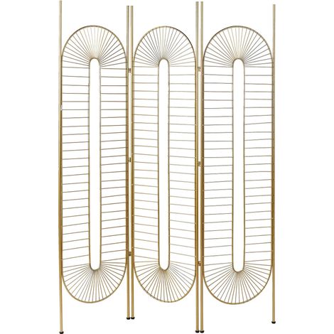 Raumteiler 3-teilig NOALE Gold 135 cm 170 cm