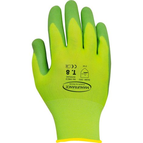 Gants de jardin rempotage - T10 - Vert (1/2)