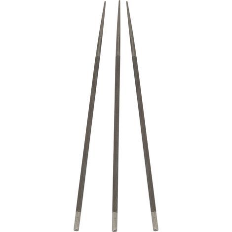 3 pièces 5.2mm scie à chaîne ronde limes à chaîne affûteur de classement Kit d'accessoires pour le travail du bois (1/5)