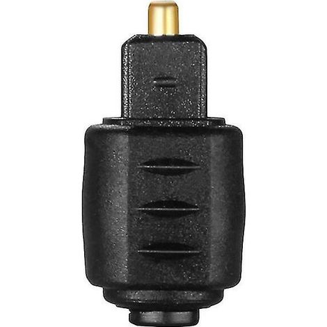 royaluxe -Adaptat audio optique pratique prise jack femelle 3,5 mm vers numérique adaptat pour fibre optique (1/4)