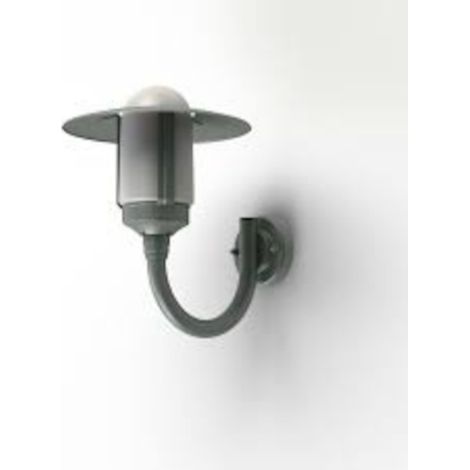 Applique exterieure led gris clair - roger pradier - newpark