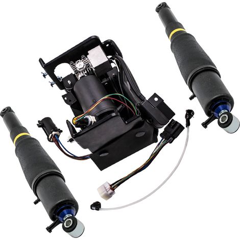 2x Air Suspension Shocks + Compressor Pump Per Escalade Suburban Tahoe Yukon (1/5)