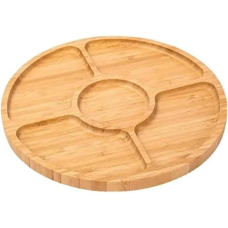 Unterteiltes Serviertablett für Nüsse, Süßigkeiten und Vorspeisen, ideal für Restaurants. (1/5)