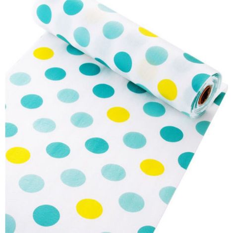 Rouleau Revêtement D'Étagère Pois pour Armoires Tapis Protection Imperméable pour Tiroirs Cuisine Garde Manger Placard 300x30cm (1/5)