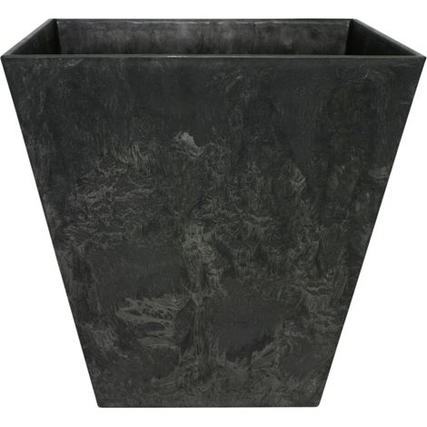 Artstone Topf Ella 30 x 30 x 29 cm schwarz Blumentöpfe & Übertöpfe