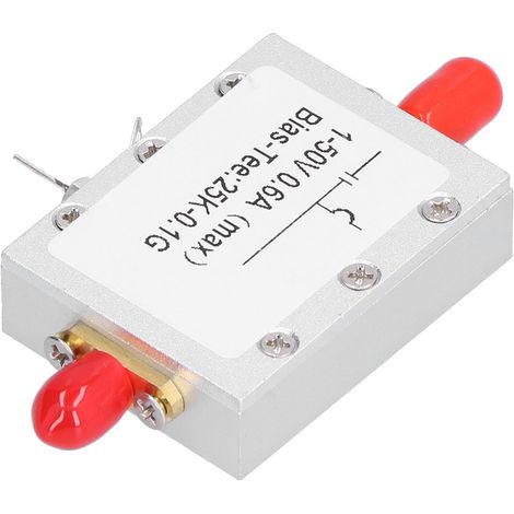 Séparateur de polarisation RF isolé 25K-100MHz, bloqueur DC 1-50V, composant électronique passe-bande, filtre haute fréquence pour amplificateur, adaptateur signal. (1/5)