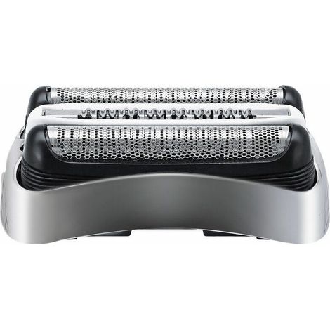 Ersatzscherfolie und -klinge für den Scherkopf der Braun 3er Serie 300S, 301S, 310S, 320S, 330S, 340S, 360S, 380S, 3000S, Silber (1/5)
