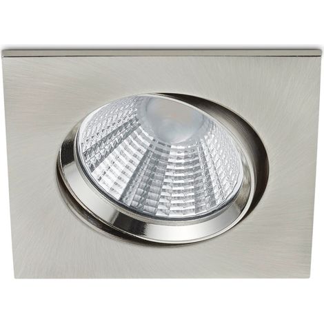 Illuminazione da Incasso da Interno a LED in Metallo Nickel Opaco (1/2)