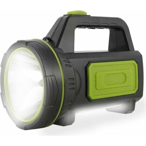 Lampara De Mano - LED - 135000 Lm - 6000 Mah - IPX4 - Con Iluminacion Lateral - Para Camping Acampada Caza Emergencias - 1 Unidad (1/5)