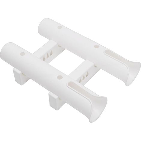 2-Rod Boat Fishing Rod Holder, Wall Mount for Nylon Mast for Boat Kayak, Garage Storage with Screws (1/5)