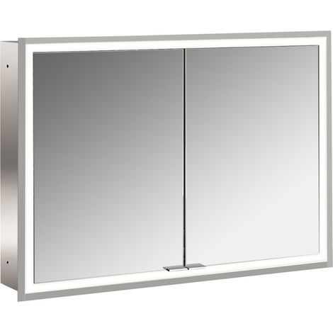emco prime Armario con espejo iluminado, 1000 mm, 2 puertas, (1/5)