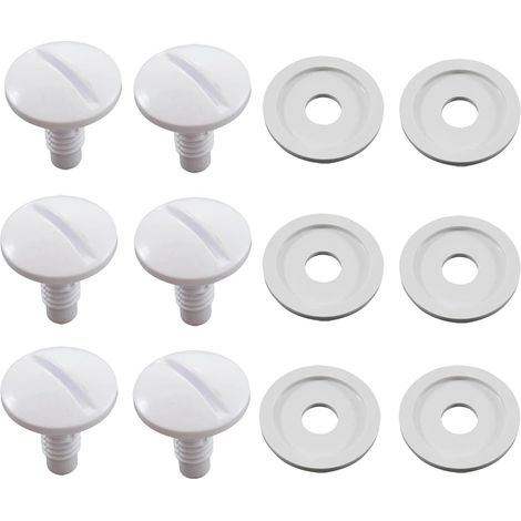 Bardusch-Un ensemble de 6 pièces d'écrous de roue C55 et de rondelles de roue C64 pour les nettoyeurs de piscine Polaris 280/180. (1/5)