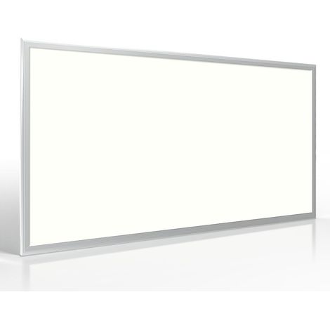 LED Panel 120x60cm 60W Rahmen silber - Lichtfarbe: Neutralweiß 4000K (1/5)