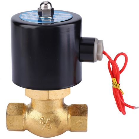 Brass Two-way Normally Closed Solenoid Valve For Air Water Steam(DC24V) (1/5)
