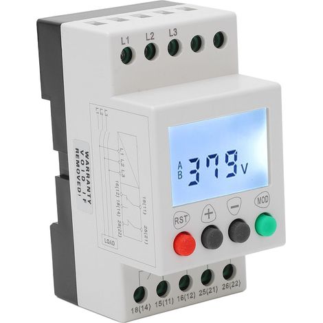 Relais de surveillance de séquence de tension à 3 fils CA 208-480 V avec protection contre la séquence de phases (1/5)
