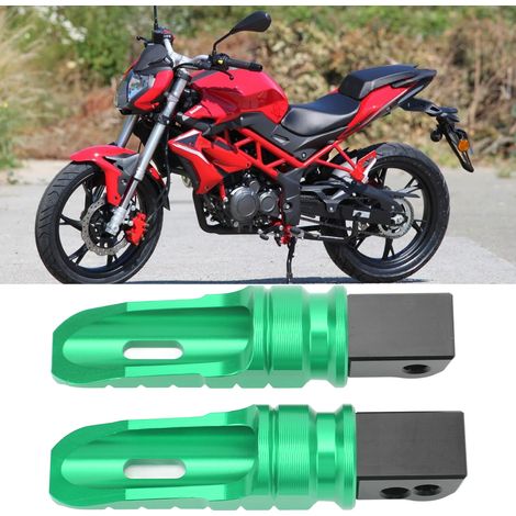 Motorrad-Fußrasten (hinten links und rechts, ein Paar) für Benelli Tornado 302R 2018–2022 (Teilenummer: QS470-HJT), Grün (1/5)