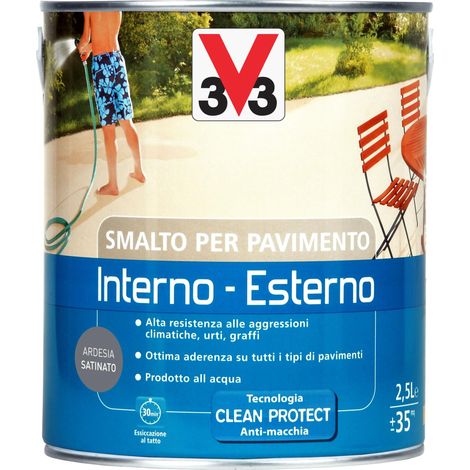 Vernis pour Sol Internes Externes 2,5 Lt Ardoise