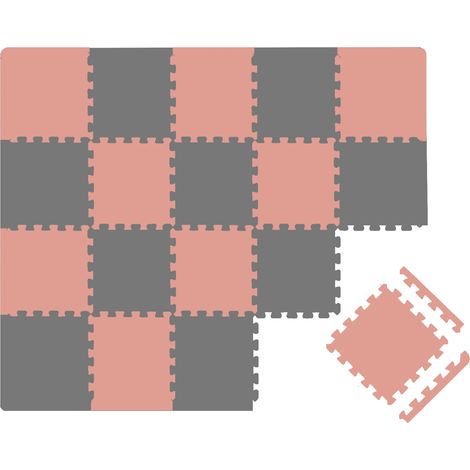 18 Pezzi Tappeto Gioco Bambini - 30x30 Piastrelle EVA - Pavimento Morbido Puzzle (1/5)