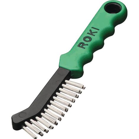 Cepillo de alambre ROKI L.225mm 0.35mm VA 2-hileras LESSMANN