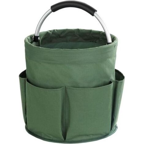 Pair Sac de Transport pour Outils de Jardin - Pratique et Résistant, Diamètre 28x26.5 cm, Idéal pour Ranger Vos Accessoires (1/4)