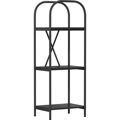 Maison Exclusive - Bücherregal Schwarz Eichen-Optik 40 x 30 x 109