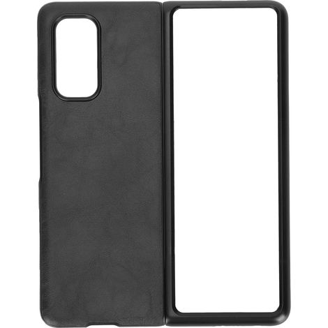 Étui de téléphone en cuir Crazy Horse bicolore noir pour Xiaomi MIX FOLD, coque à écran pliable. (1/5)