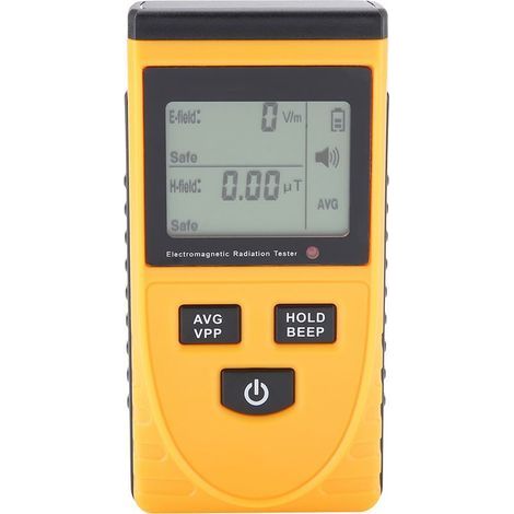 Détecteur de rayonnement électromagnétique, testeur numérique à écran LCD, mesure simultanée du champ magnétique pour l'évaluation (1/5)