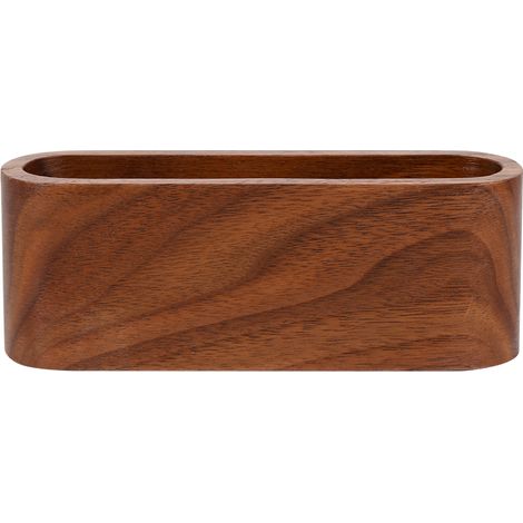 Lot créatif en bois pour cartes de visite, boîte de rangement décorative de bureau, support organisateur (1/5)