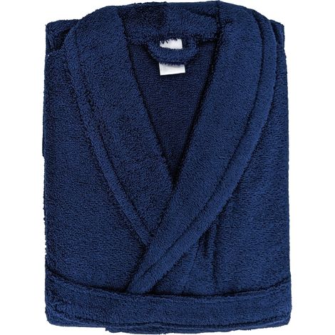 Peignoir de bain ALPHA col châle S