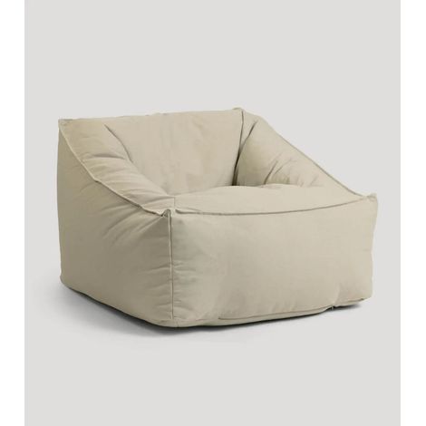 [NEUWERTIG] B-Ware Mokebo Sitzsack Sessel Outdoor Der Sunnyboy Sandfarben Outdoorstoff Strukturiert