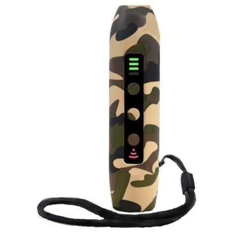 1 Stück Ultraschall-Hundeabwehr mit 3 Modi, tragbares, wiederaufladbares Hundetrainingsgerät mit intelligenter, hochheller Taschenlampe, Hundetrainingsgerät mit Anzeige (1/5)