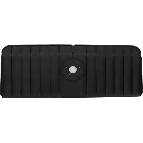 Égouttoir en silicone anti-éclaboussures pour robinet d'évier, 2ème génération, protection de plan de travail, tapis de cuisine et salle de bain. (1/5)