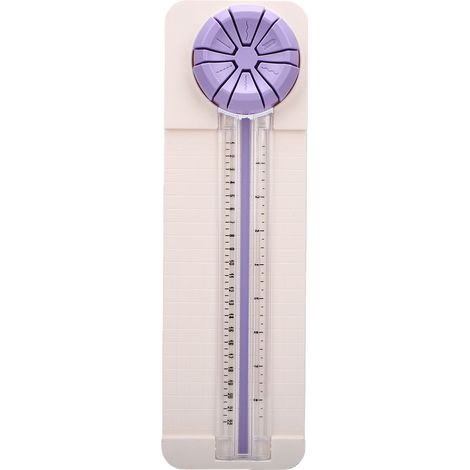 6-in-1-Papierschneider: gerade, gepunktete, gebogene, gefaltete, unregelmäßige und wellenförmige Schnitte. Vielseitiges Werkzeug für 22 cm breite Fotokarten mit 220 g/m². (1/5)